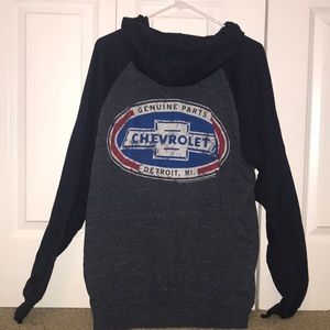 Chevrolet genuine parts zipup sweatshirt